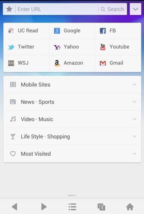 Android Browser screenshot 1