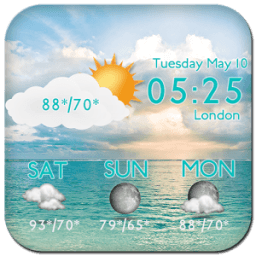 Weather &amp; Clock Widget иконка
