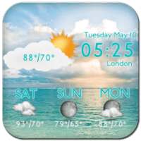 Weather & Clock Widget