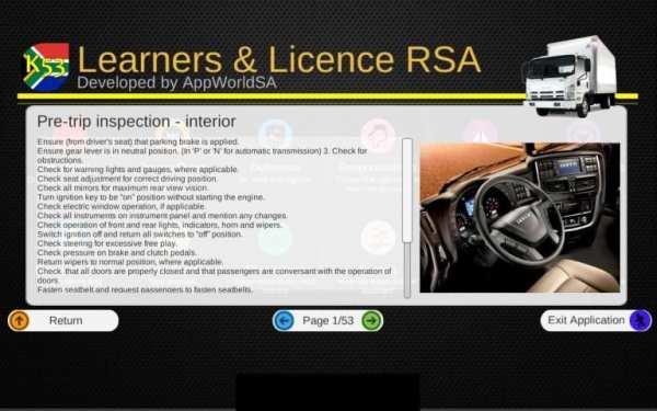 K53 Learners & Licence RSA screenshot 1