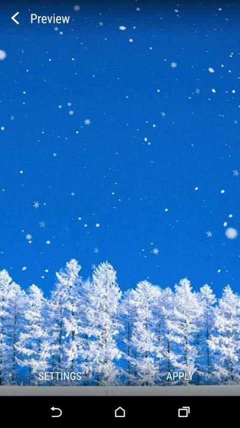 Winter Live Wallpaper screenshot 2