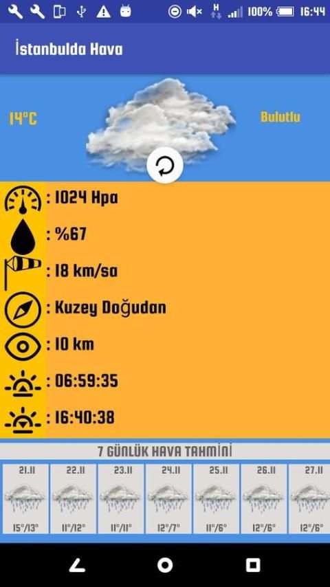 İstanbulda Hava screenshot 2