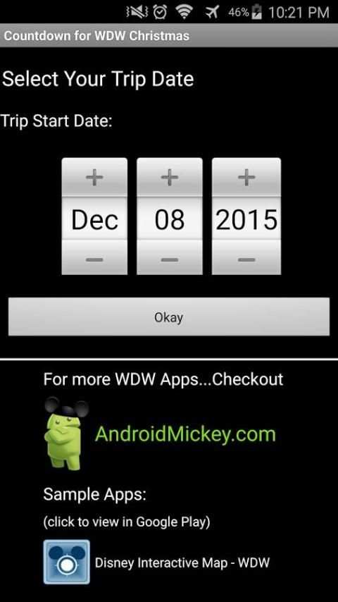 Countdown for WDW Christmas screenshot 3