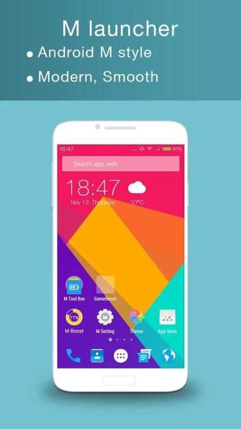 M Launcher -Android M Launcher 5 تصوير الشاشة
