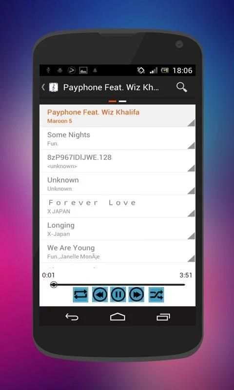 Clear MP3 Music Player Free स्क्रीनशॉट 4