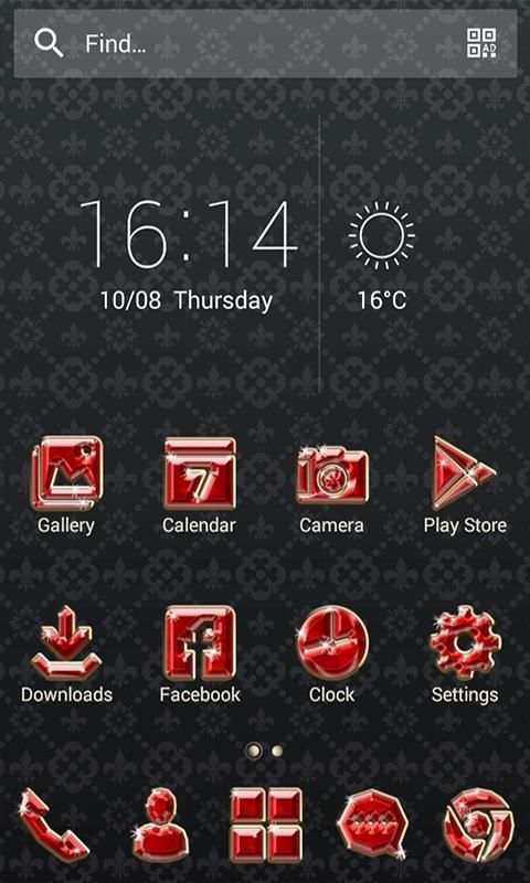 Solo Launcher Ruby screenshot 3