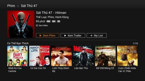 Clip.vn For Android TV screenshot 1
