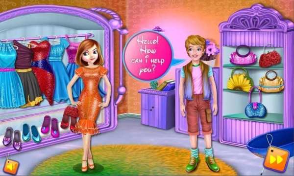 Girl Dress Up Shopping Games screenshot 4