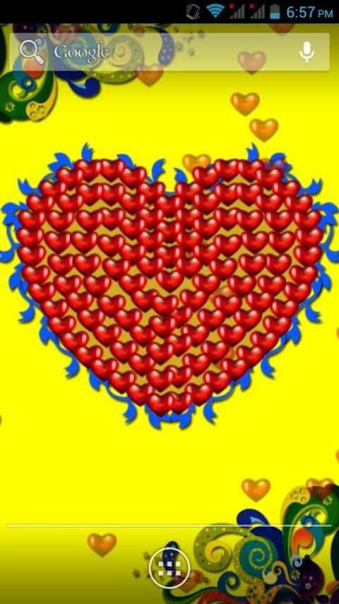 Lover's Photo Hearts Wallpaper स्क्रीनशॉट 3