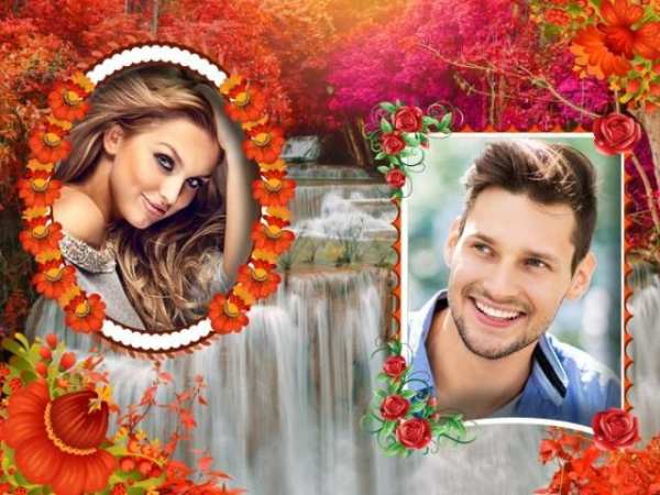 Waterfall Photo Frames Dual скриншот 2