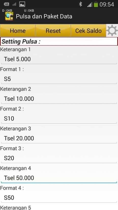 Pulsa dan Paket Data screenshot 2