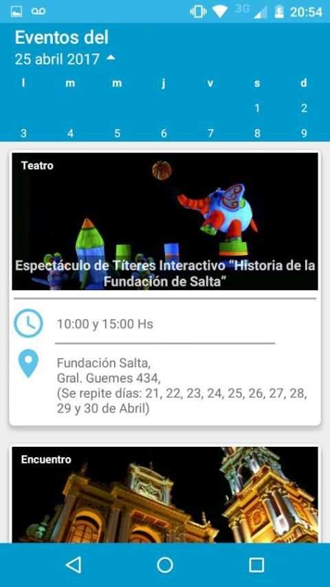 Abril Cultural Salta 2017 2 تصوير الشاشة