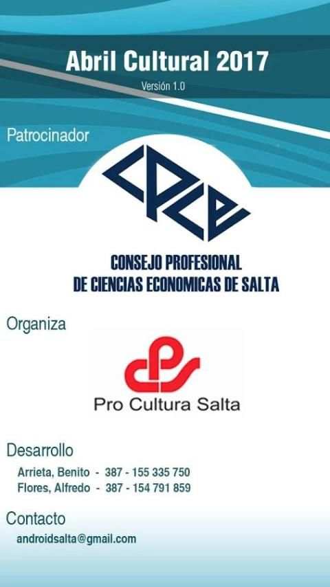 Abril Cultural Salta 2017 1 تصوير الشاشة