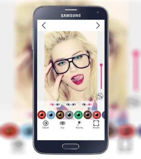 Hair Eyes Color Changer 3 تصوير الشاشة