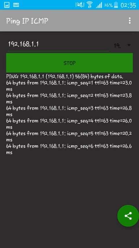 Ping IP Host screenshot 1