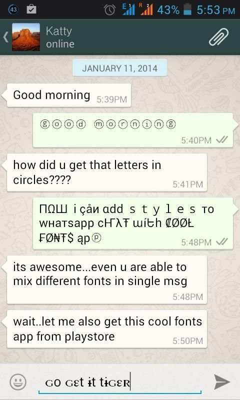 Font Keren Untuk Whatsapp & SMS screenshot 3