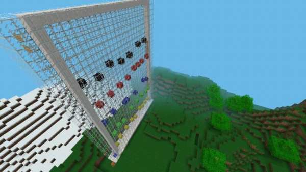 Parkour wall map for Minecraft 3 تصوير الشاشة