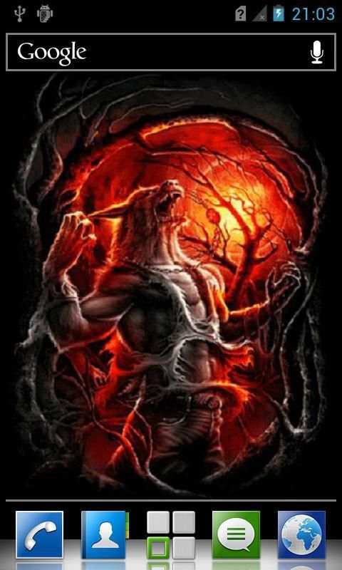 Werewolf live wallpaper screenshot 1