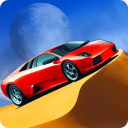 Hill Climb sports car icon