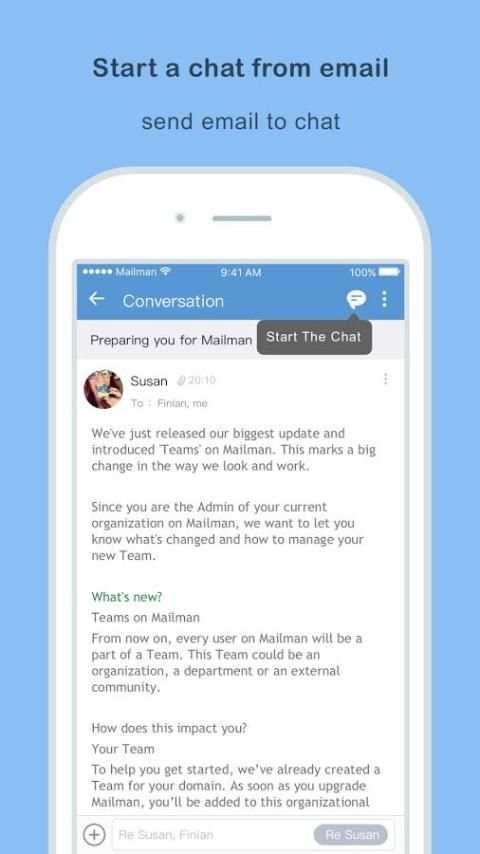 Mailman-Combines mail and chat скриншот 5