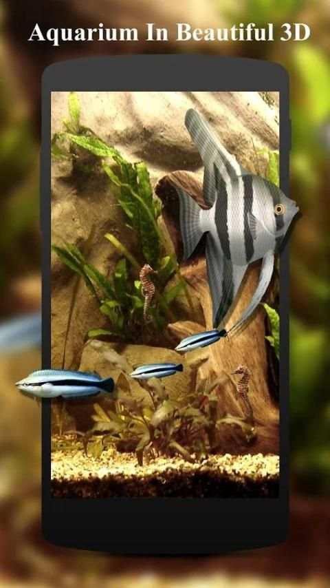 HD Aquarium Live Wallpaper 3D screenshot 1