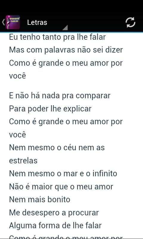 Roberto Carlos Musica Fan screenshot 3