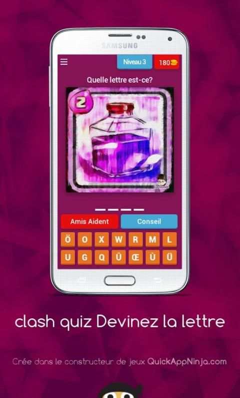 Deviner la lettre Clash Quiz скриншот 5