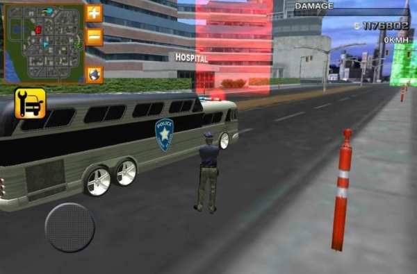 Police bus prison transport 3D screenshot 1