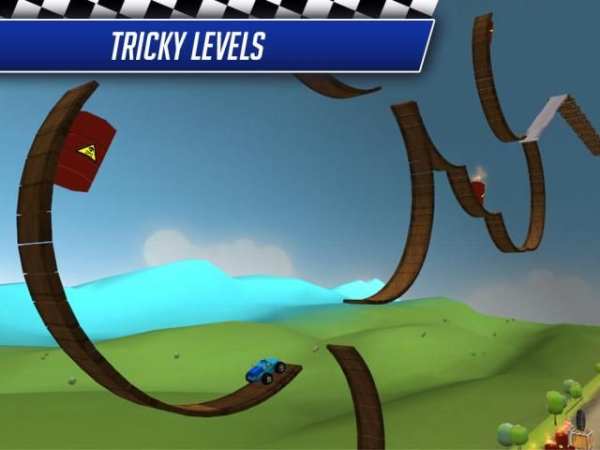 Monster Car:Crazy Stunt Racing screenshot 3