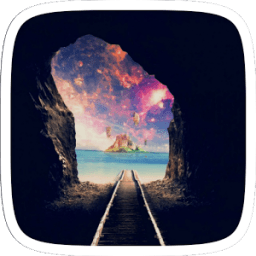 Pink Star Sky Theme icon