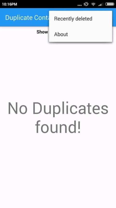 Duplicate Contact скриншот 2