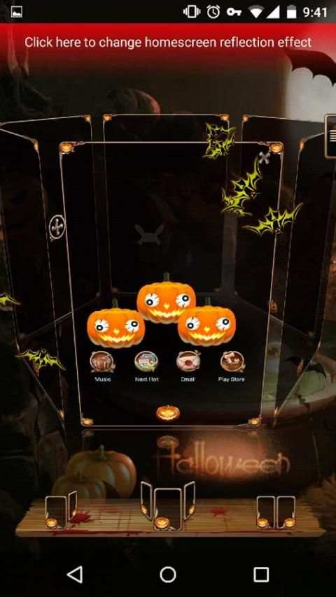 Next Halloween Pumpkin LWP screenshot 2