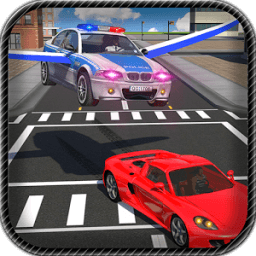 Flying Car Police Chase आइकन