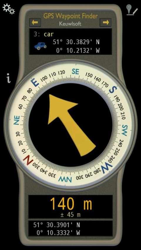 GPS Waypoint Finder 5 تصوير الشاشة