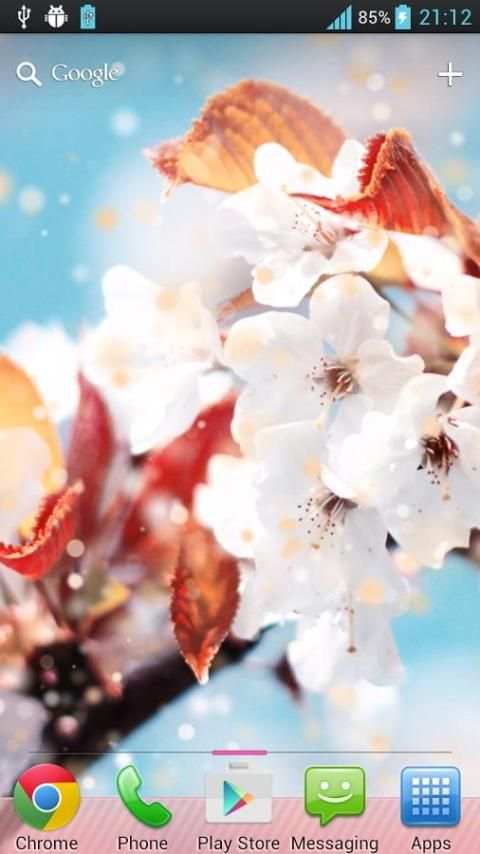 Snow Flower Live Wallpaper screenshot 4