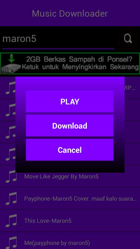 Pengunduh Musik screenshot 3