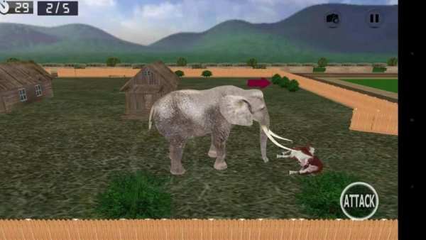 Angry Elephant Attack स्क्रीनशॉट 3