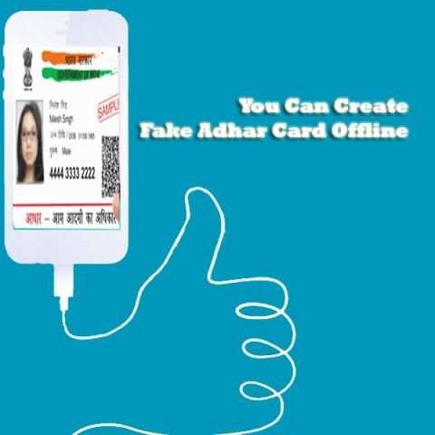 Fake Aadhar Card for India скриншот 3