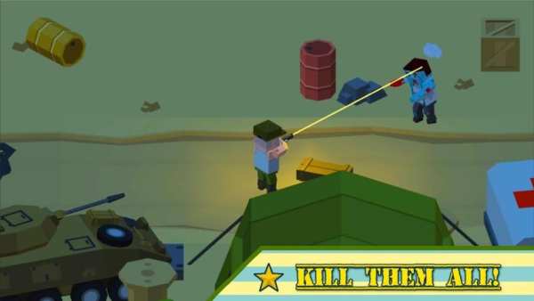 Pixel Gun Z Shooter Zombie 3D screenshot 4