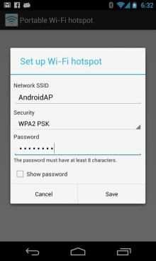 Wifi HotSpot screenshot 1