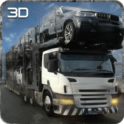 Modern Car Transport Truck icon