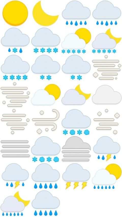 Weather M8. Icons. Clock 8L screenshot 1