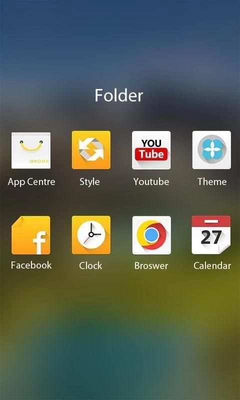 Simple V Launcher Theme screenshot 1