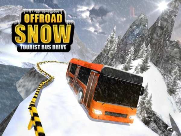 Offroad Salju Tourist Bus driv screenshot 7
