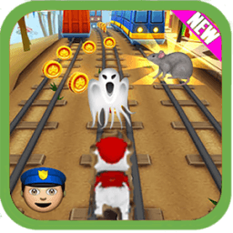 Subway Cat Paw Puppy Run icon