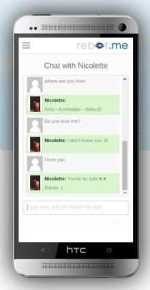 Chat with Nicolette screenshot 1