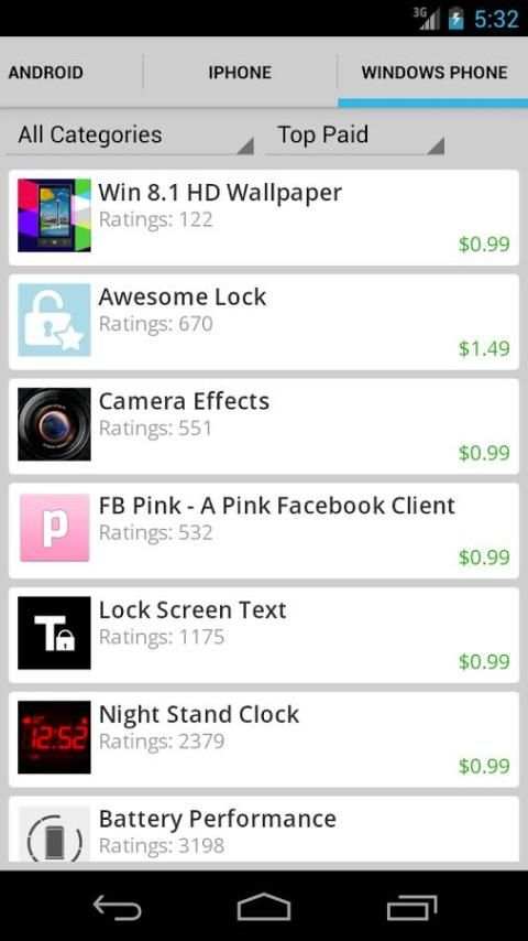 Mobile App Store 1 تصوير الشاشة