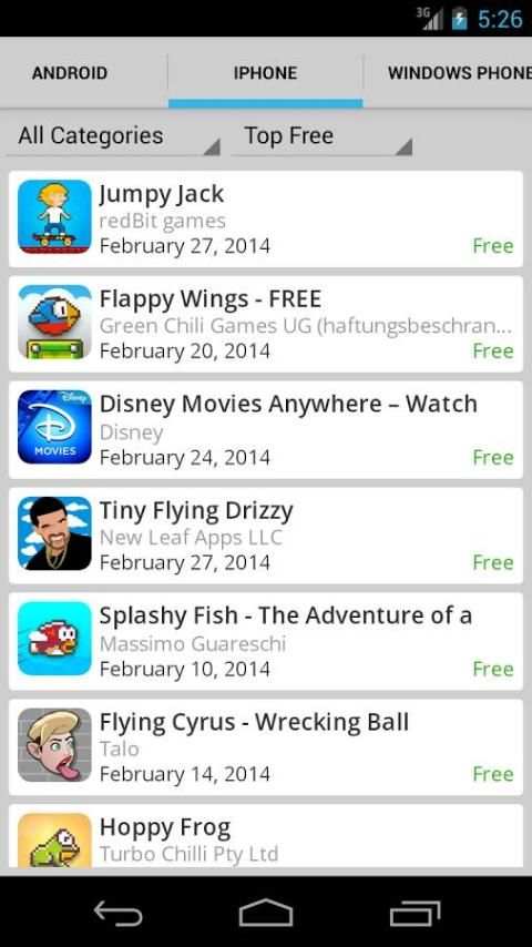 Mobile App Store скриншот 6