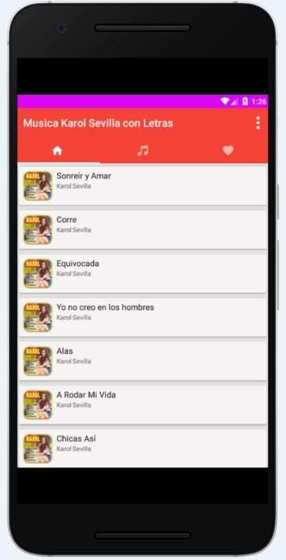 Musica Karol Sevilla con Letra 3 تصوير الشاشة
