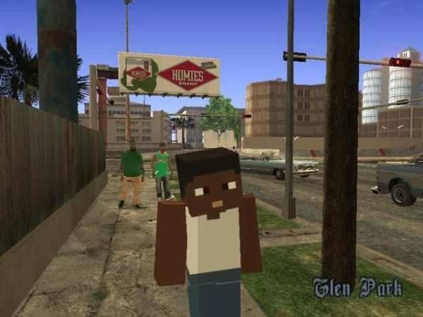 Cube Craft Mod for GTA screenshot 4